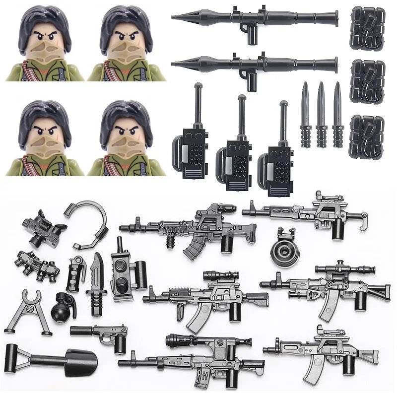 Ultimate Military Mission Building Blocks Set with Action Figures - ToylandEU