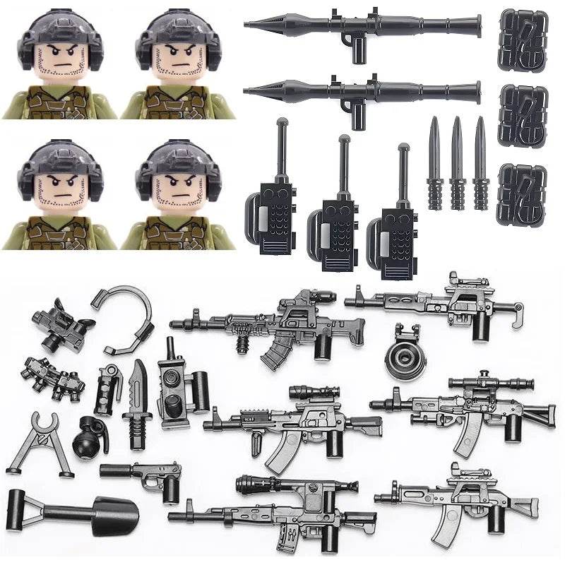 Ultimate Military Mission Building Blocks Set with Action Figures - ToylandEU