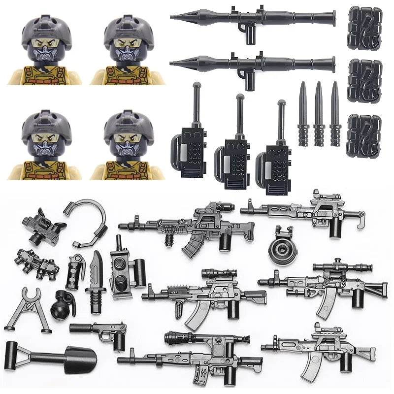 Ultimate Military Mission Building Blocks Set with Action Figures - ToylandEU