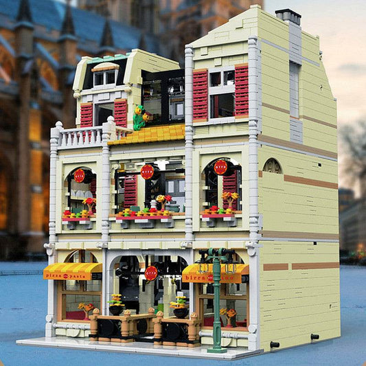 Ultimate Pizza Shop Building Blocks Set - 800+ Pieces for Endless Fun! - ToylandEU