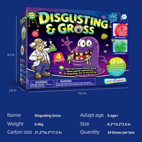 Ultimate Science Experiment Kit: Fun with Bouncy Balls & Gross Surprises - ToylandEU