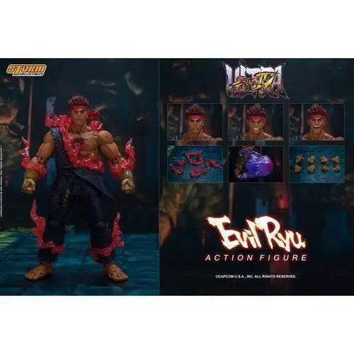 Street Fighter Evil Ryu Highly Articulated Action Figure - ToylandEU