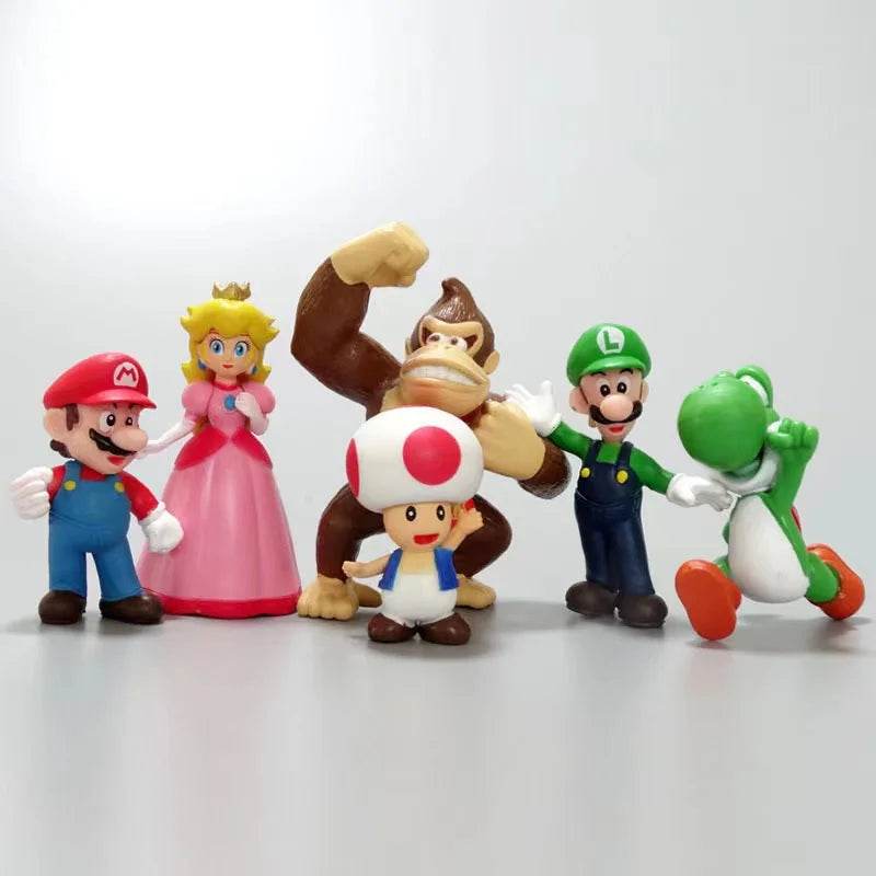 Ultimate Super Bros 6-Piece Action Figure Set - Perfect Gift for Kids & Collectors - ToylandEU