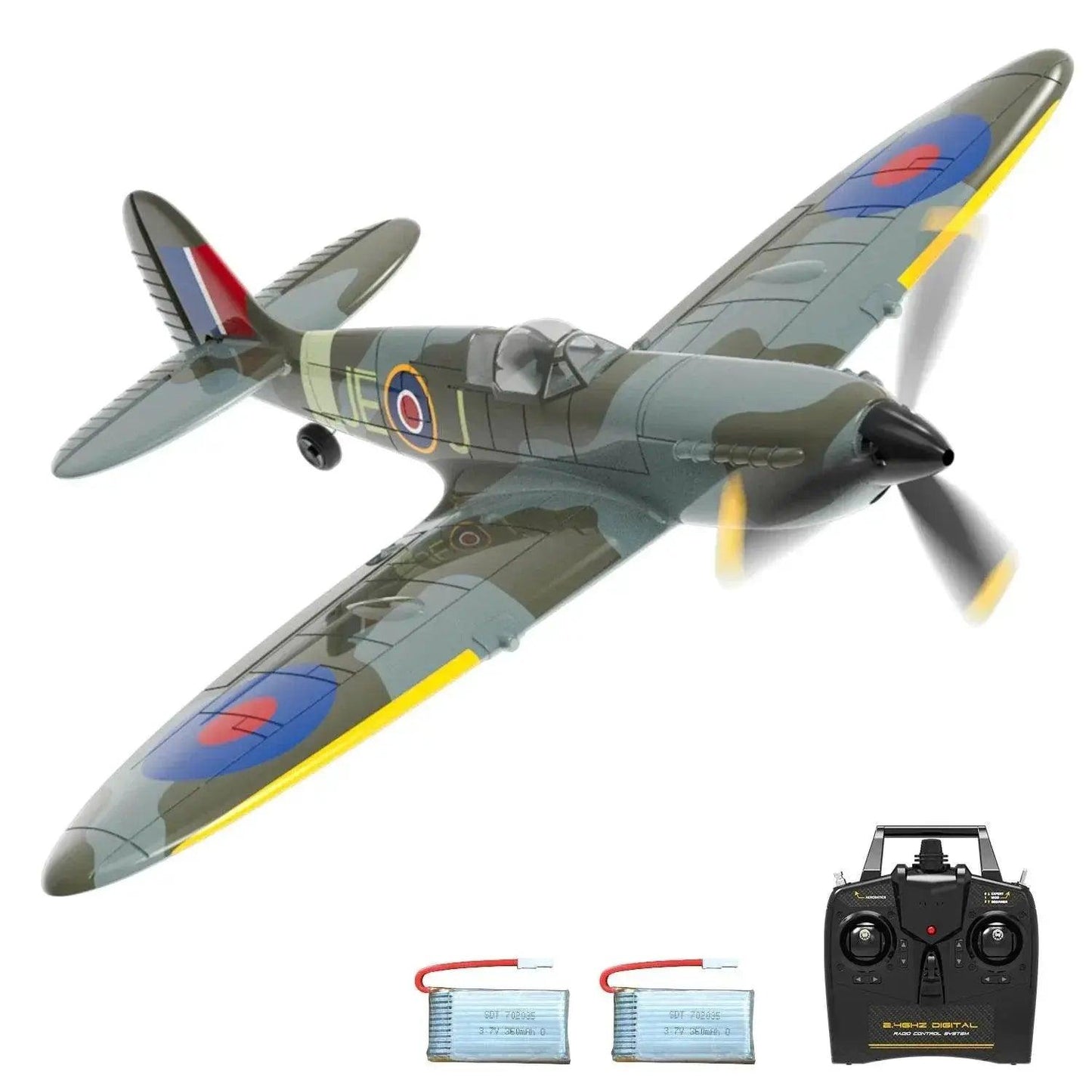  Ultimate Volantex Spitfire EPP 400mm RC Warbird with Aerobatic Key  -  ToylandEU™