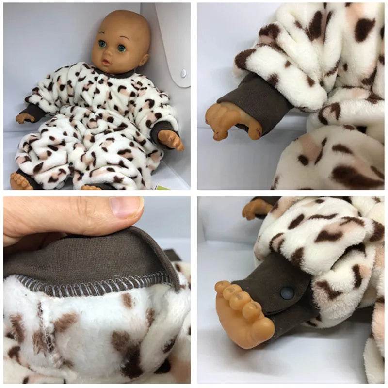 Ultra Cozy Soft Flannel Knit Baby Romper Unisex 0 To 18 Months For Winter Spring All Day Comfort - ToylandEU