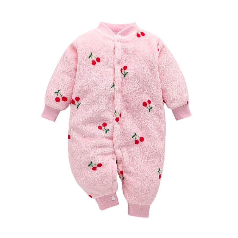 Ultra Cozy Soft Flannel Knit Baby Romper Unisex 0 To 18 Months For Winter Spring All Day Comfort - ToylandEU