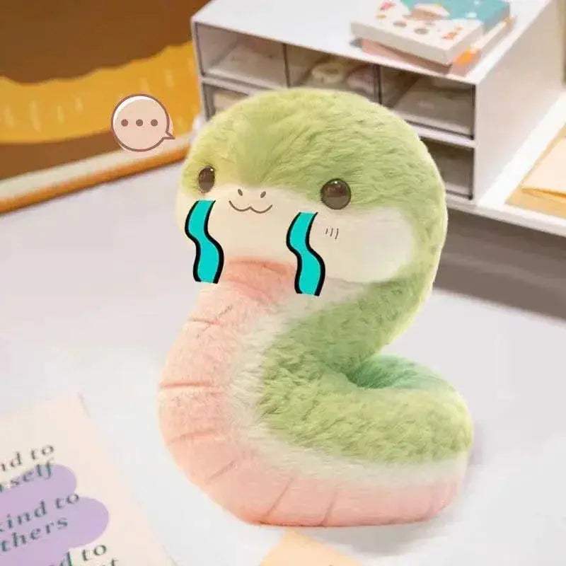 Ultra Cute Snake Plush Toy Soft Stuffed Gift For Kids - ToylandEU
