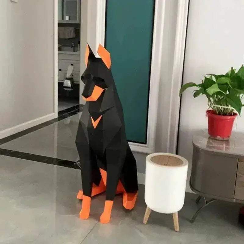  Ultra Doberman Paper Desk Model 3D Ornament Toyland EU -  ToylandEU™