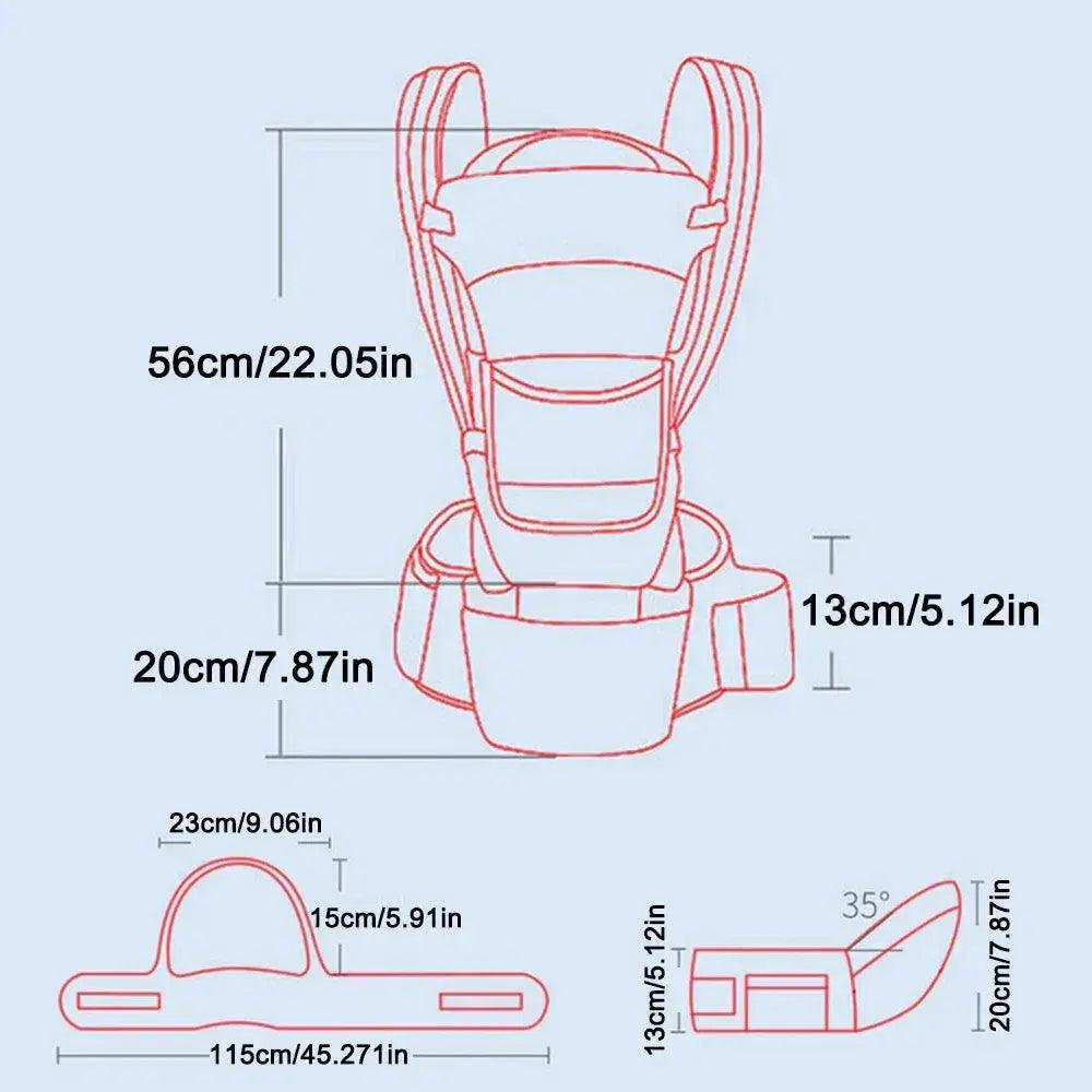  Ultra Ergonomic Baby Carrier Backpack 0to2Y Toyland EU -  ToylandEU™
