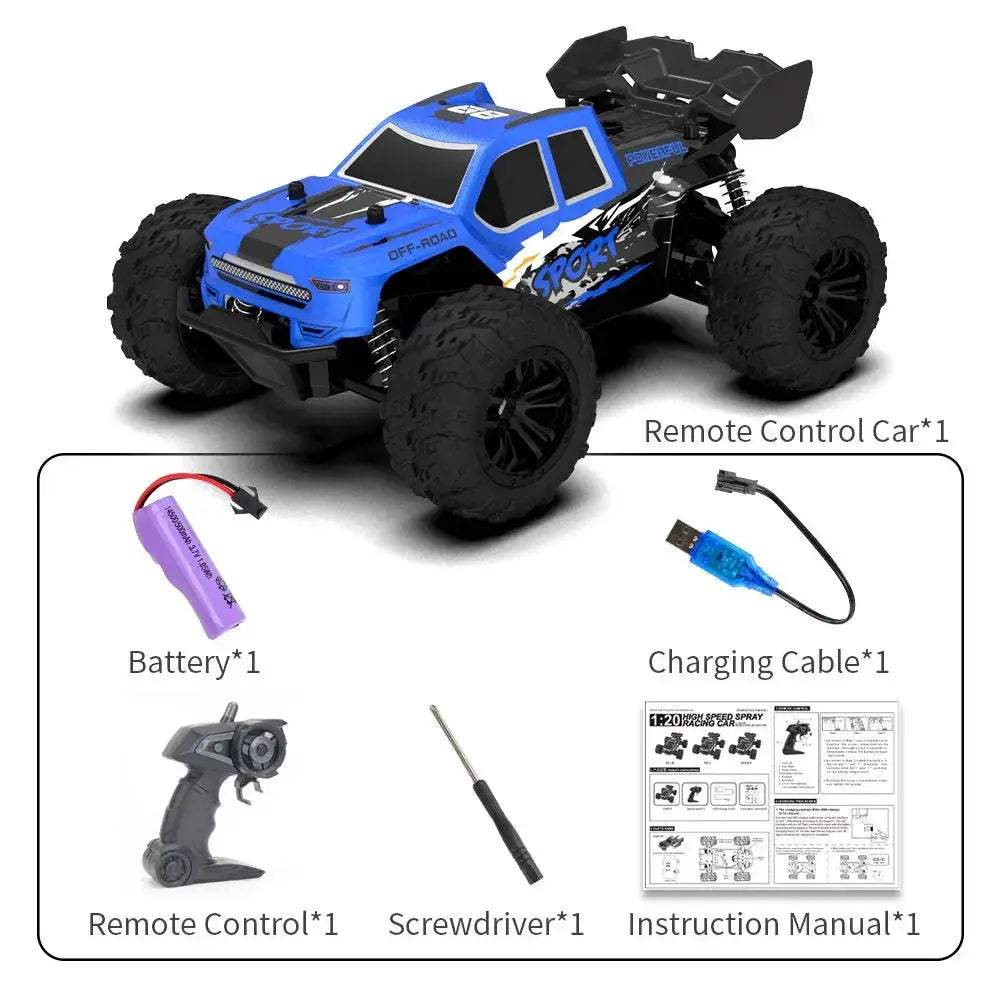 Ultra High Speed RC Car With LED Lighting Off Road - ToylandEU