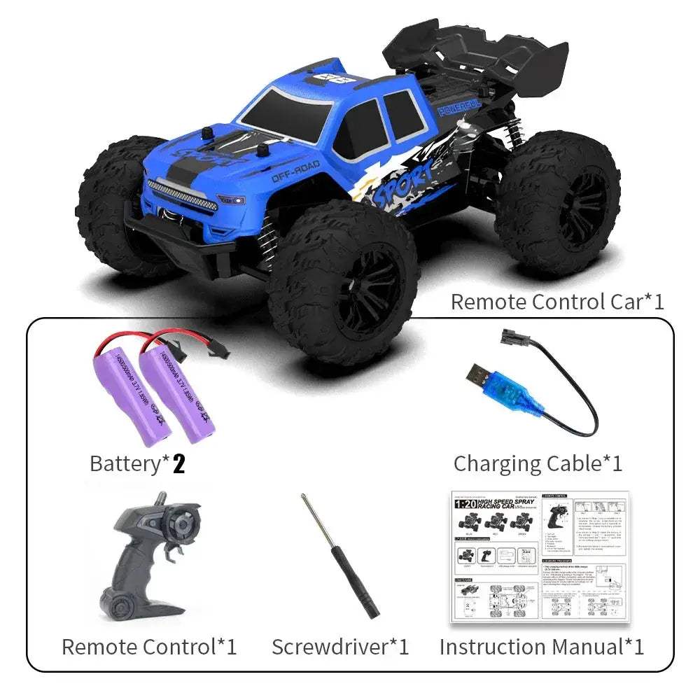 Ultra High Speed RC Car With LED Lighting Off Road - ToylandEU