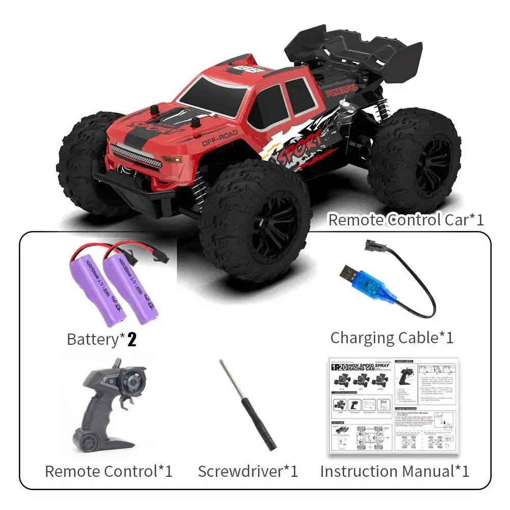 Ultra High Speed RC Car With LED Lighting Off Road - ToylandEU