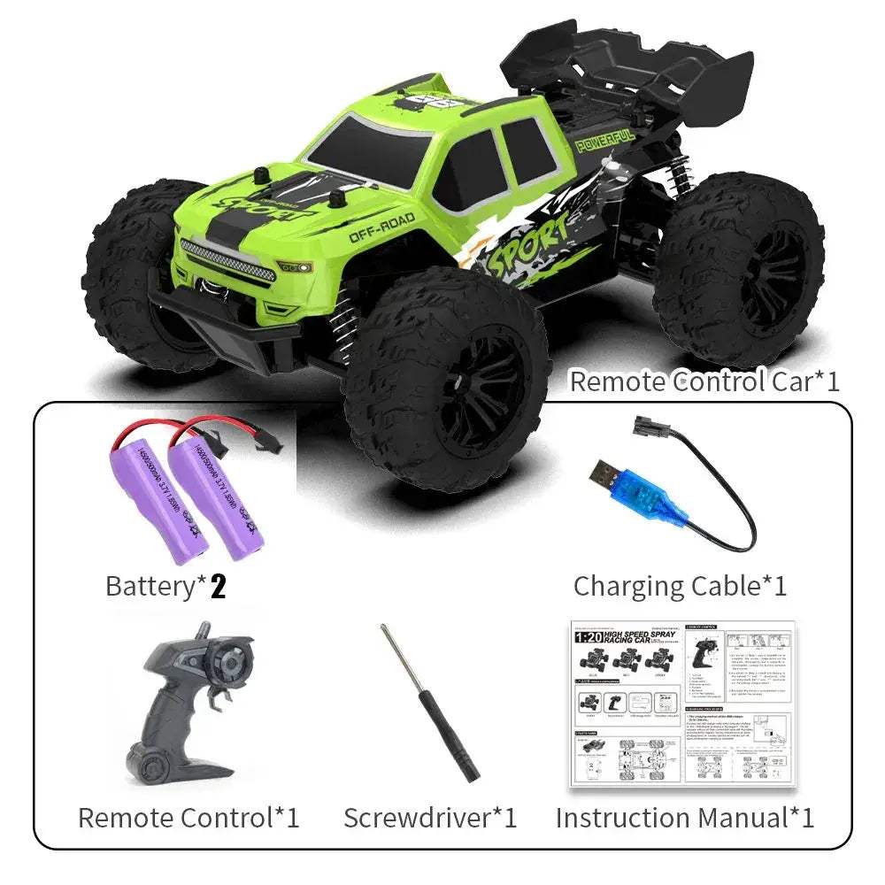 Ultra High Speed RC Car With LED Lighting Off Road - ToylandEU