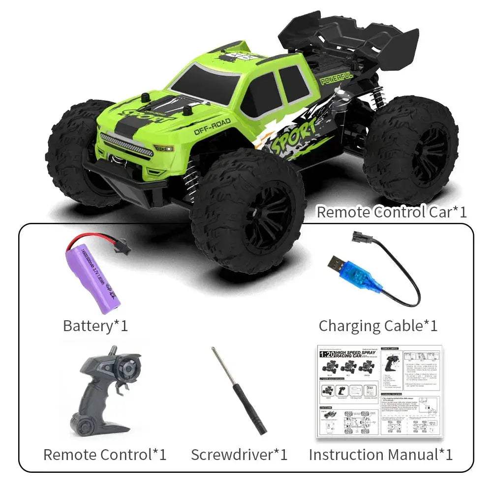 Ultra High Speed RC Car With LED Lighting Off Road - ToylandEU