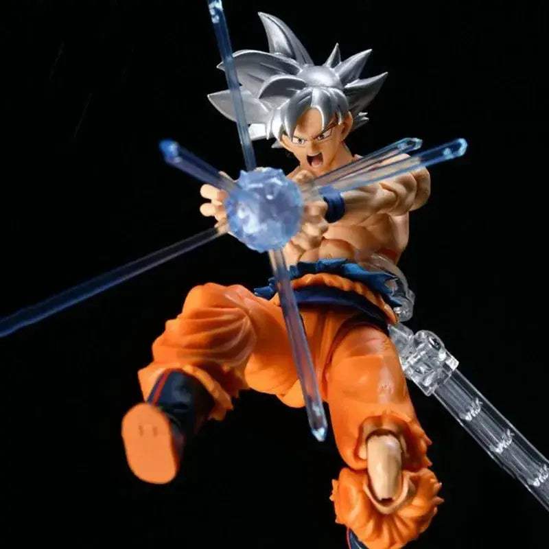 Ultra Instinct Goku PVC Figure 16cm With White Hair - ToylandEU