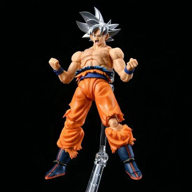 Ultra Instinct Goku PVC Figure 16cm With White Hair - ToylandEU