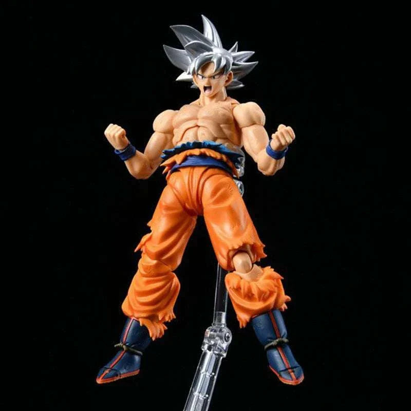  Ultra Instinct Goku PVC Figure 16cm White Hair 