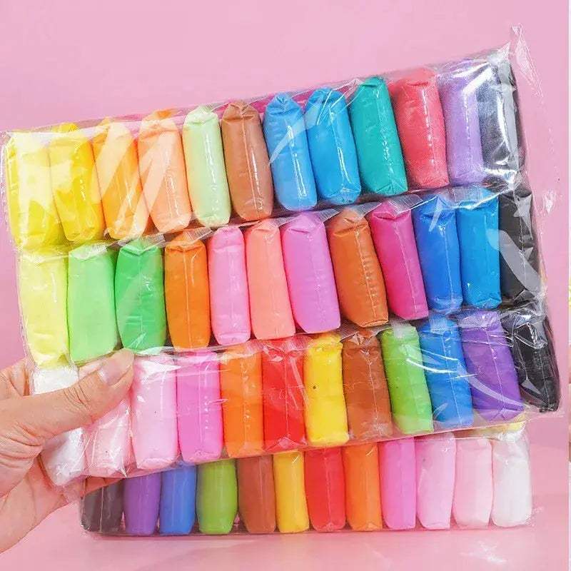 Ultra Light Air Dry Clay With Tools For Colorful Kids - ToylandEU