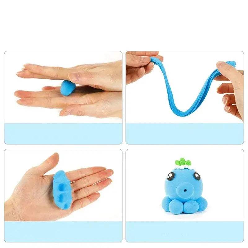 Ultra Light Air Dry Clay With Tools For Colorful Kids - ToylandEU