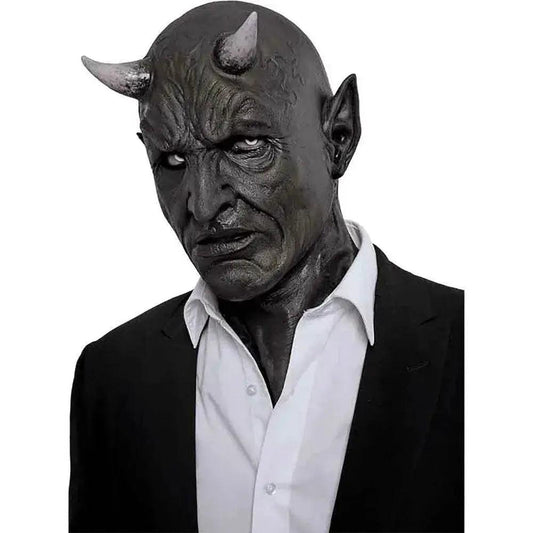  Ultra Mephistopheles Latex Demon Horns Mask Toyland EU -  ToylandEU™