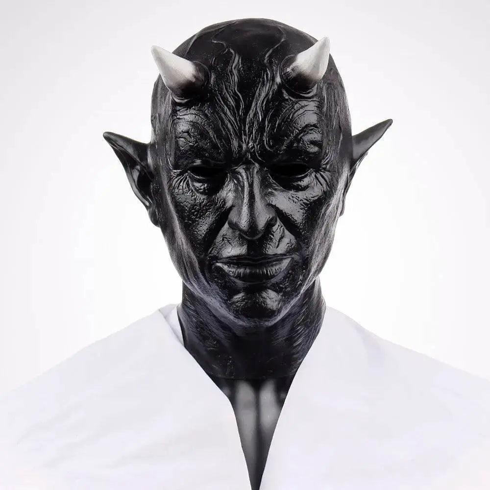  Ultra Mephistopheles Latex Demon Horns Mask Toyland EU -  ToylandEU™