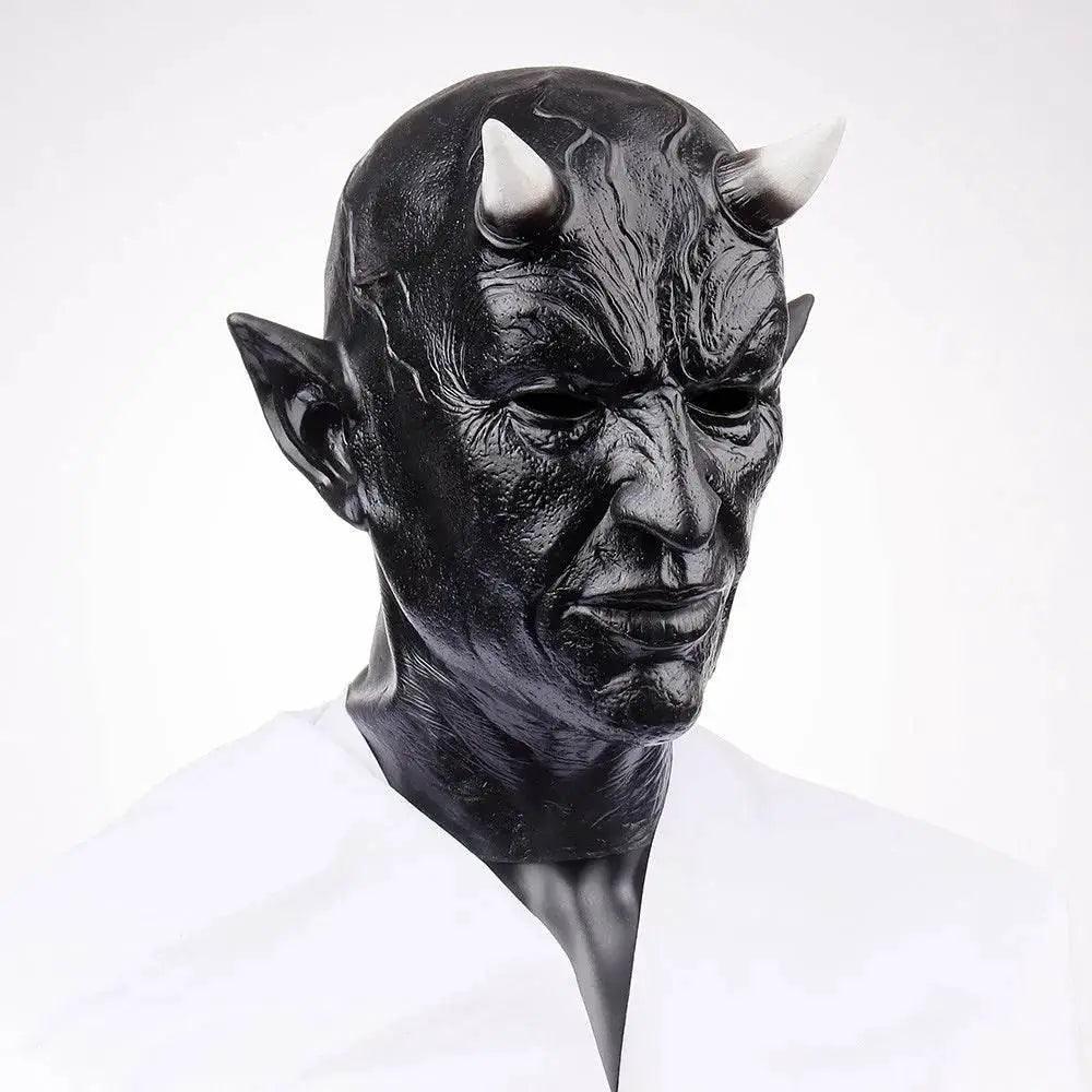  Ultra Mephistopheles Latex Demon Horns Mask Toyland EU -  ToylandEU™