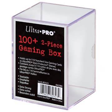 Ultra Pro 100 Count Two Piece Gaming Card Deck Protector - ToylandEU