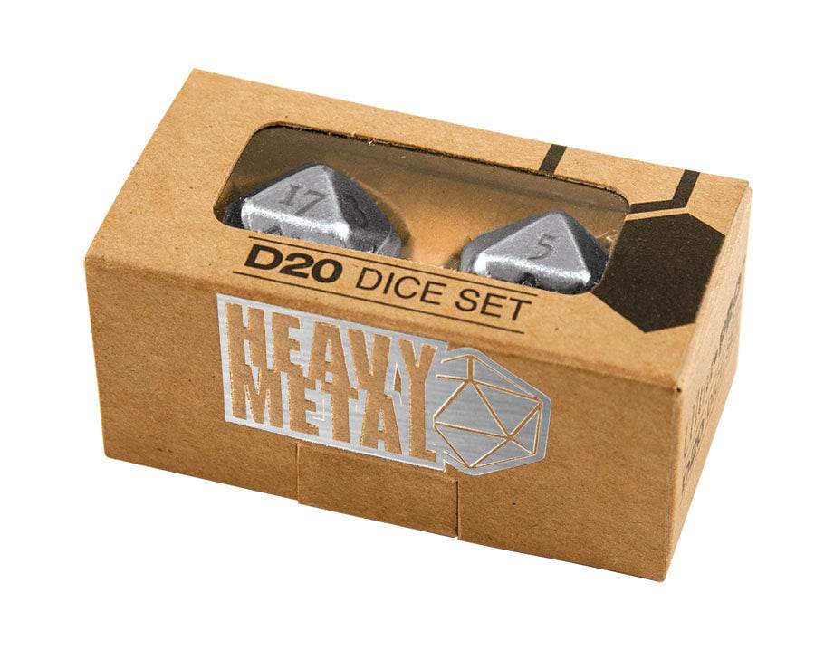 Ultra Pro Chrome D20 Dice Set Two Dice Special Order - ToylandEU