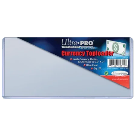  Ultra Pro Currency Toploader 25 Pack Keeps Currency Safe -  ToylandEU™