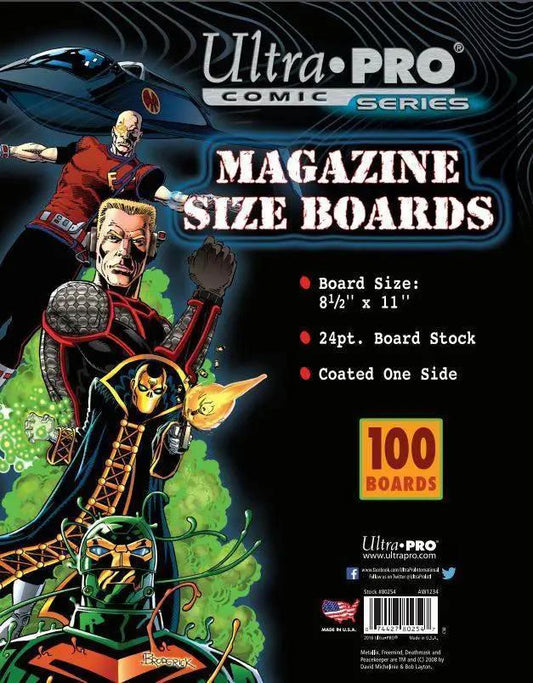  Ultra Pro Magazine Boards Eight And A Half Inches Pack 100 -  ToylandEU™