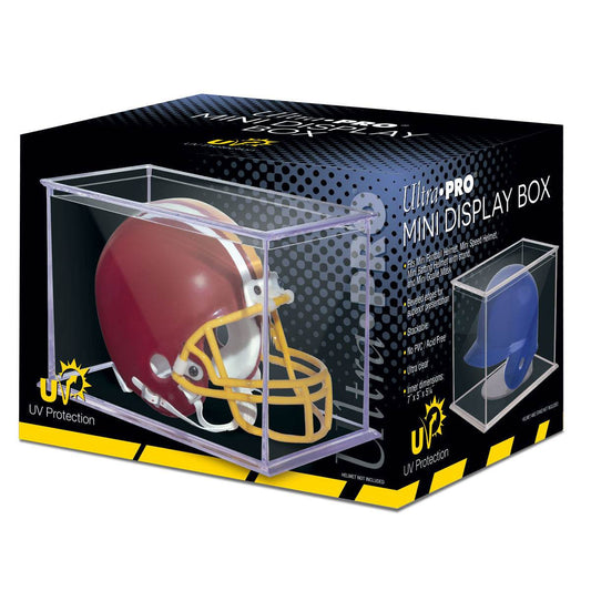 Ultra Pro Mini Helmet Display Case Beveled Edges Stackable - ToylandEU
