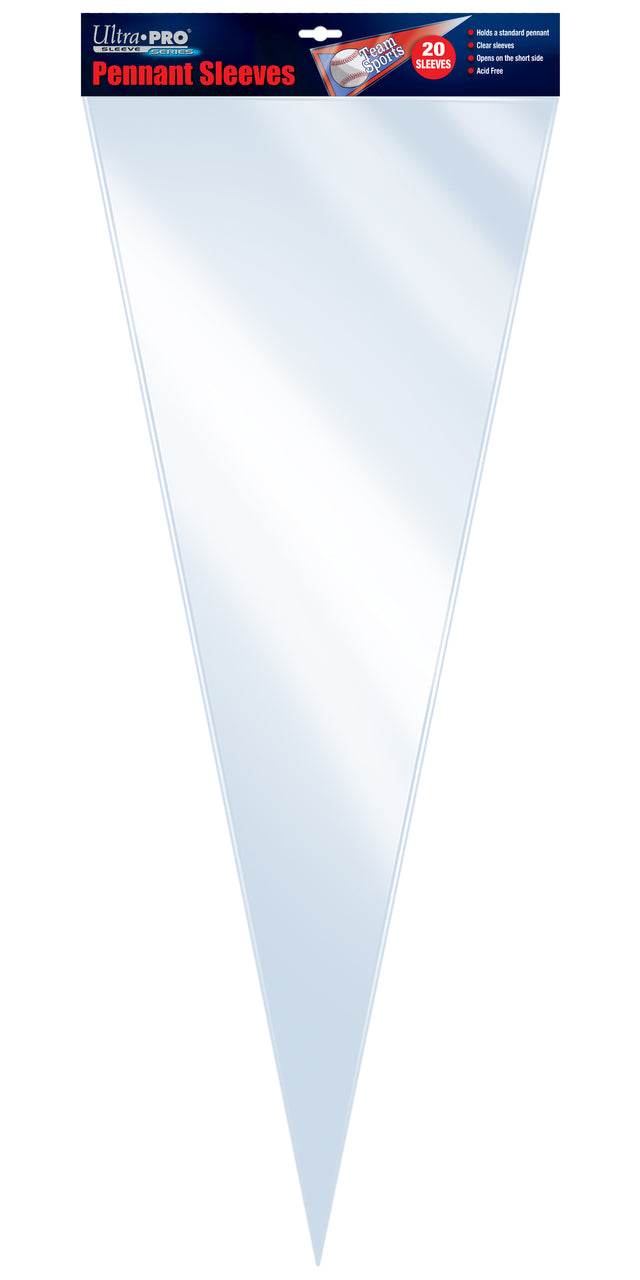 Ultra Pro Pennant Sleeve Pack Of 20 Acid Free Clear Sleeves - ToylandEU