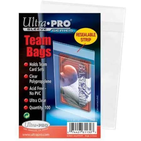  Ultra Pro Team Bags 100 Count Pack Archival Card Storage -  ToylandEU™