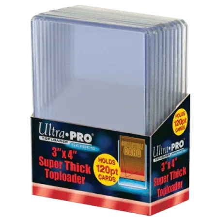  Ultra Pro Toploader 3x4 120pt Card Protectors Pack Of 10 -  ToylandEU™