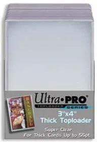 Ultra Pro Toploader 3x4 Thick 55pt Card Pack of 25 - ToylandEU