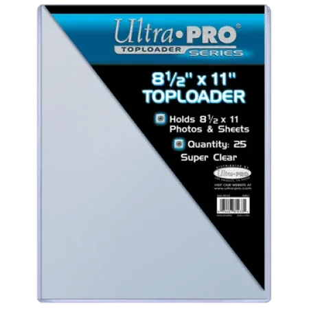 Ultra Pro Toploader 8.5x11 Inches Packs of 25 Cards -  ToylandEU™