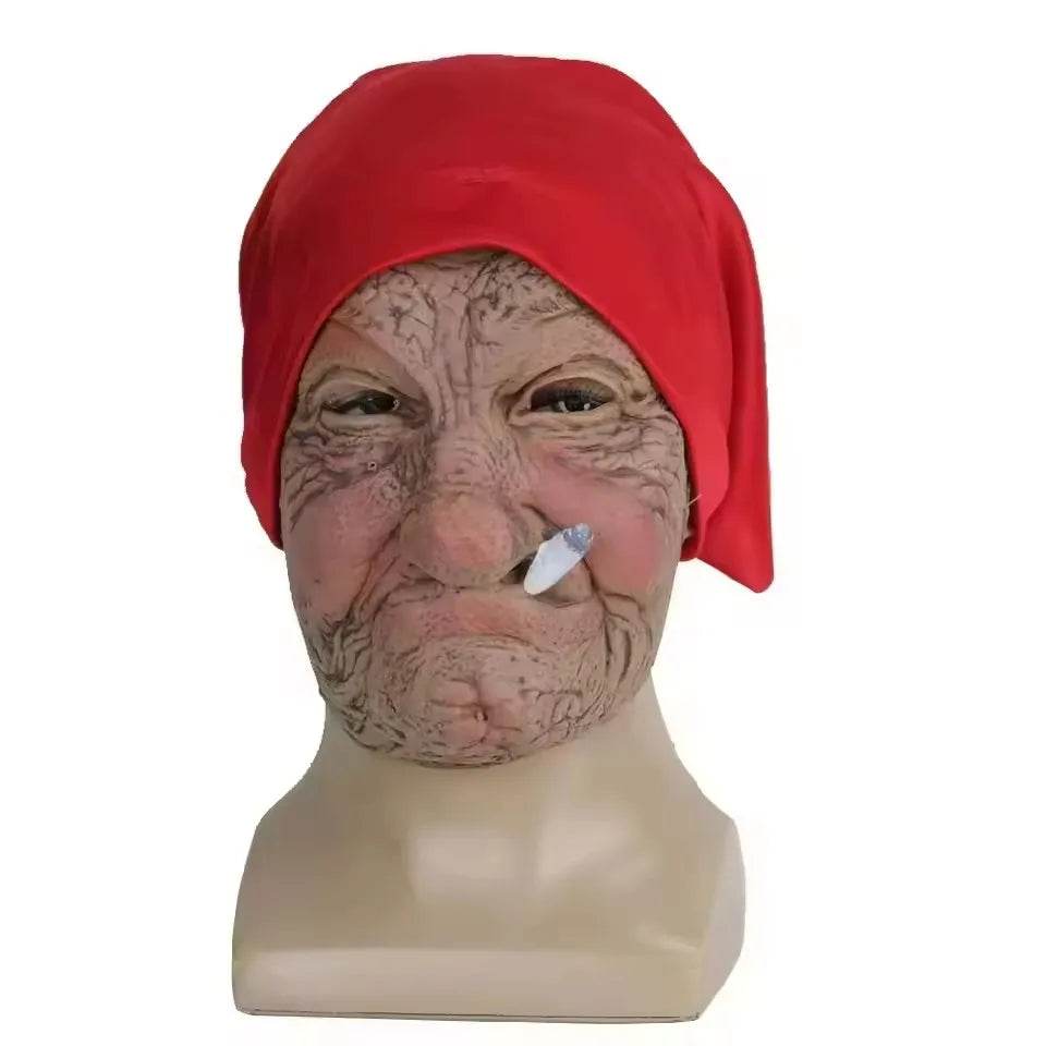 Ultra Realistic Full Head Latex Mask Old Man For Halloween - ToylandEU