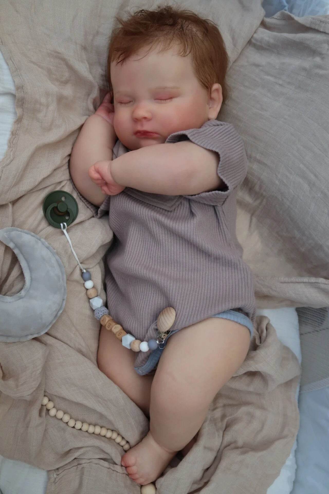 Ultra-Realistic Genesis Reborn Baby Boy Doll with Unique 3D Skin – Collector’s Choice - ToylandEU
