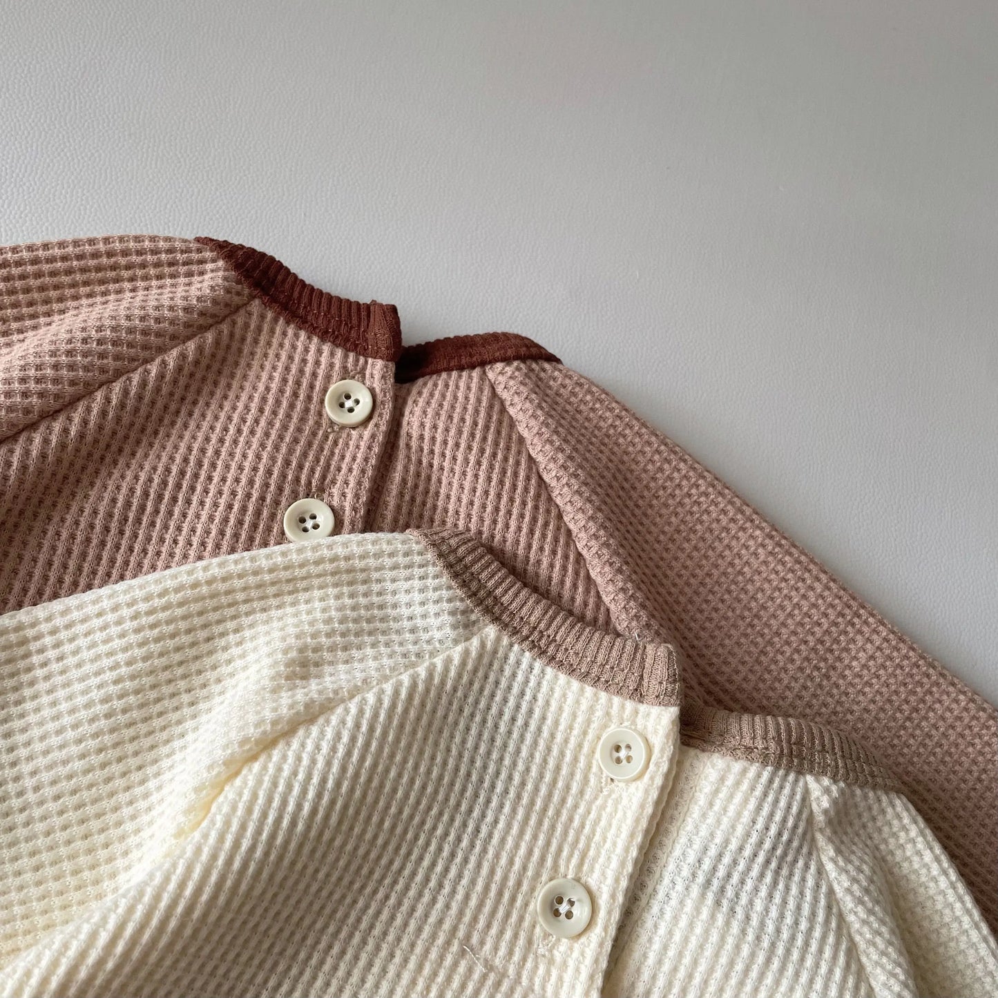 Ultra Soft Breathable Knit Cotton Premium Romper Long Sleeve Unisex For Newborns - ToylandEU