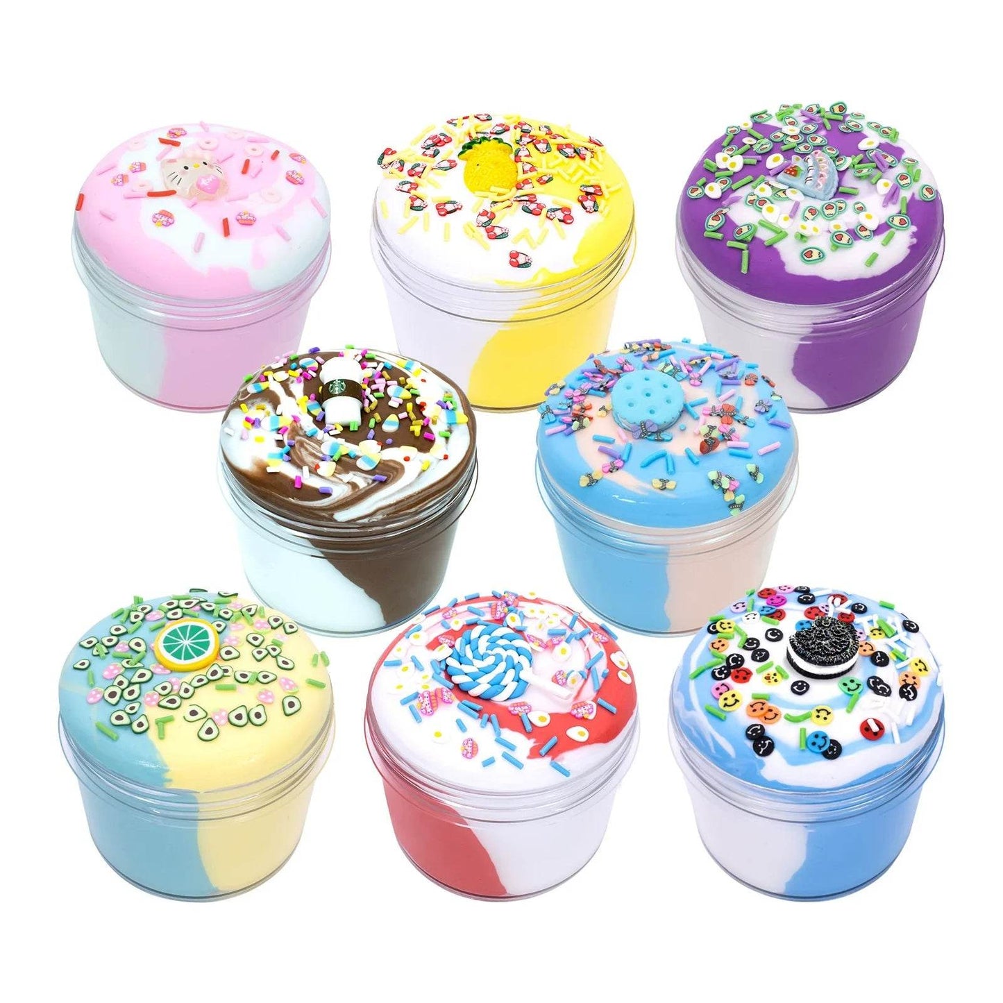 Ultra Soft Butter Slime Dual Color 70ml Non Sticky For Kids - ToylandEU