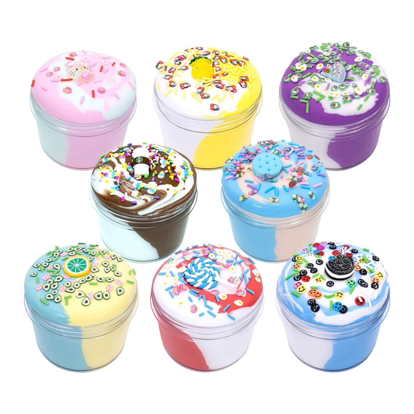 Ultra Soft Butter Slime Dual Color 70ml Non Sticky For Kids - ToylandEU