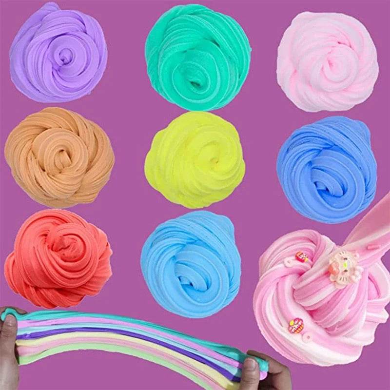 Ultra Soft Butter Slime Dual Color 70ml Non Sticky For Kids - ToylandEU