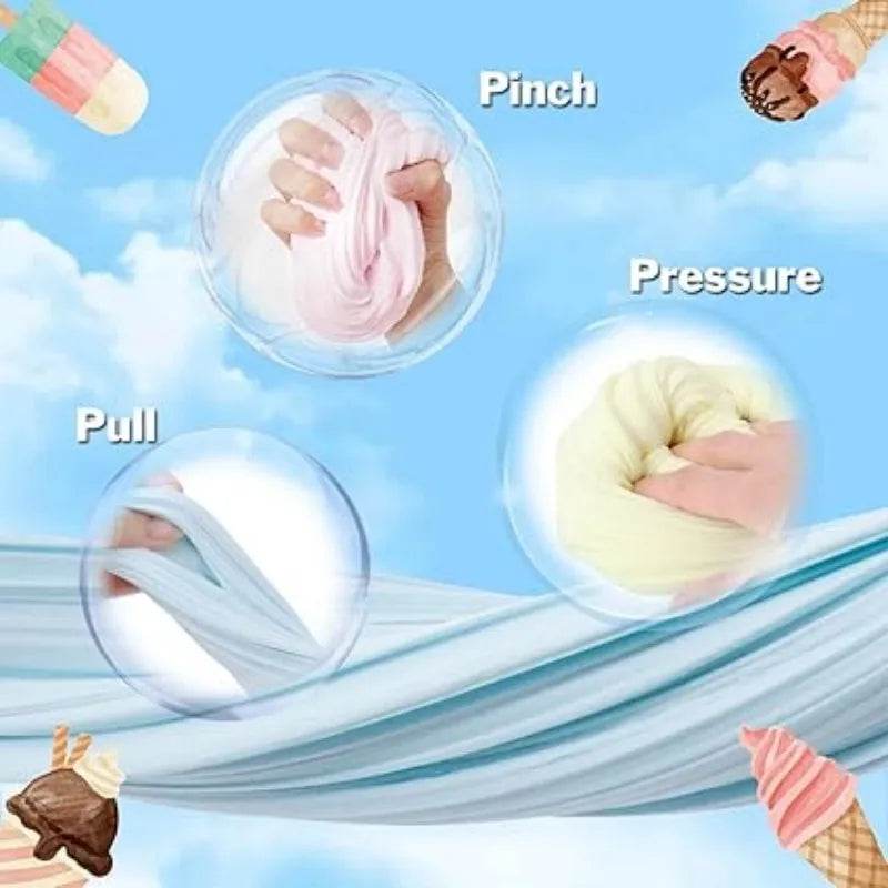 Ultra Soft Butter Slime Dual Color 70ml Non Sticky For Kids - ToylandEU