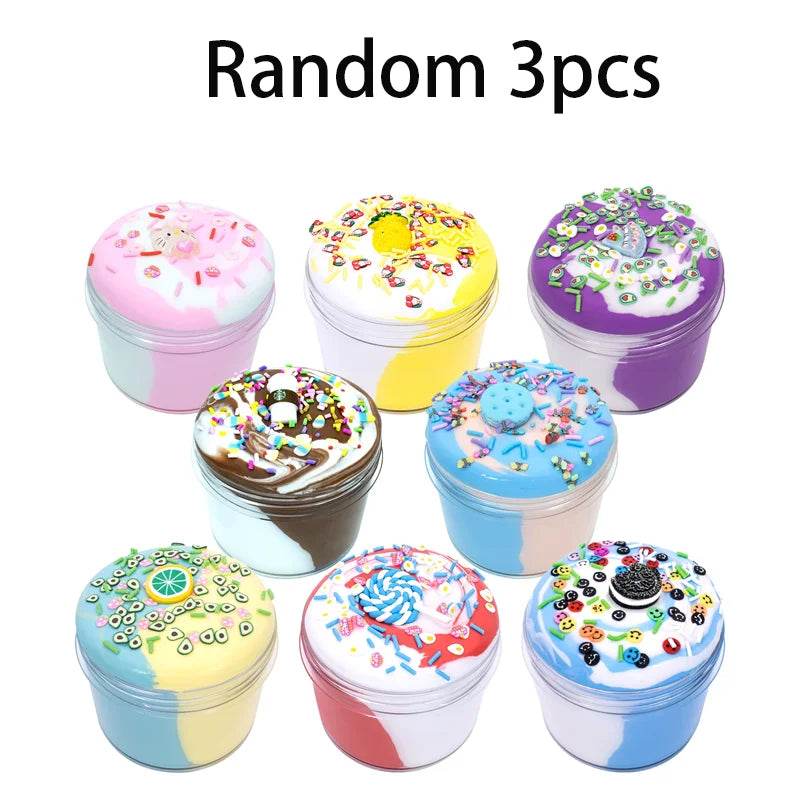 Ultra Soft Butter Slime Dual Color 70ml Non Sticky For Kids - ToylandEU