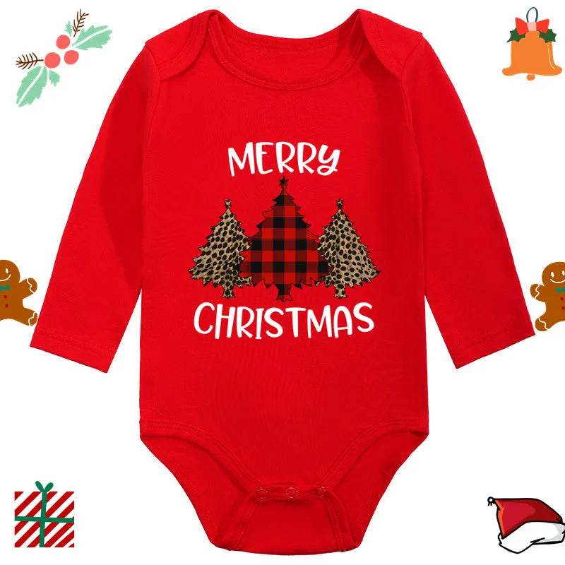 Ultra Soft Cotton Baby Romper Unisex Santa Elk Print Christmas For Newborns 0 To 12 Months - ToylandEU