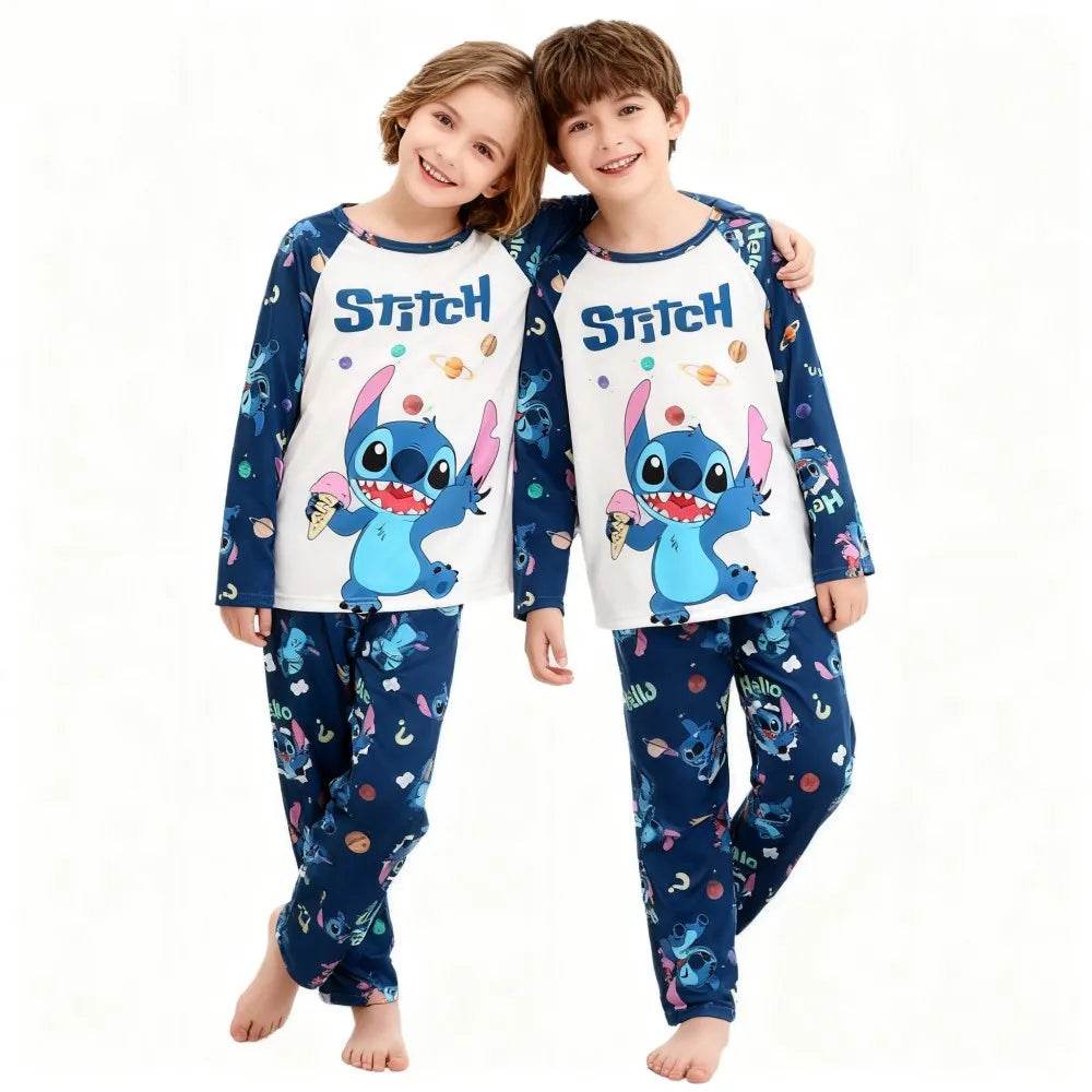 Ultra Soft Kids Pajama Set With Cozy Stitch Pattern Full Sleeve For Boys Ages 2 To 14 - ToylandEU