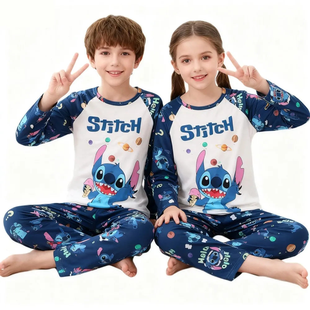 Ultra Soft Kids Pajama Set With Cozy Stitch Pattern Full Sleeve For Boys Ages 2 To 14 - ToylandEU