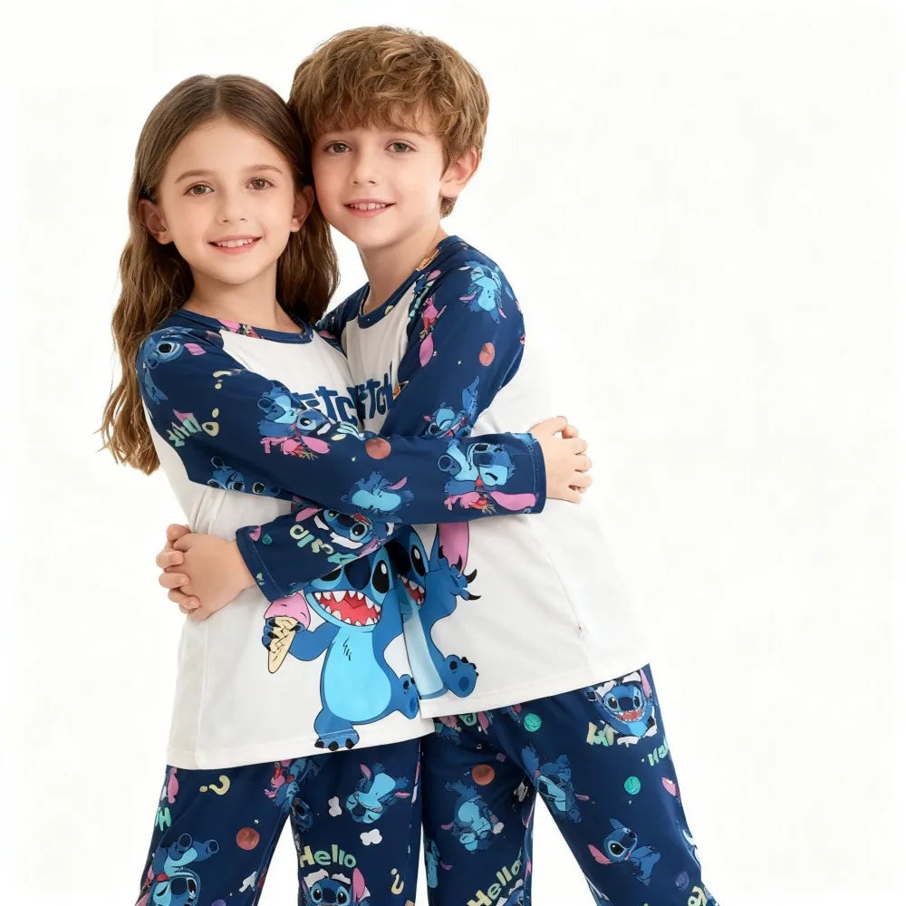 Ultra Soft Kids Pajama Set With Cozy Stitch Pattern Full Sleeve For Boys Ages 2 To 14 - ToylandEU