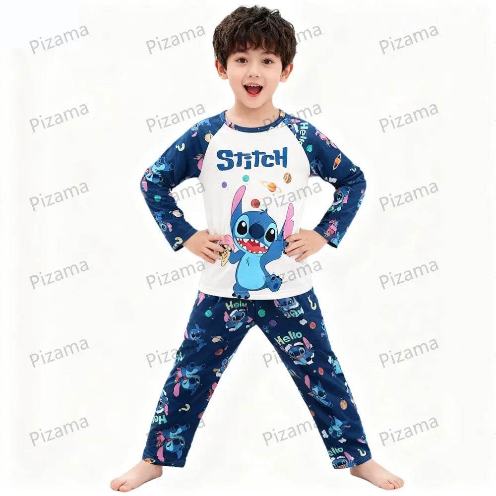 Ultra Soft Kids Pajama Set With Cozy Stitch Pattern Full Sleeve For Boys Ages 2 To 14 - ToylandEU