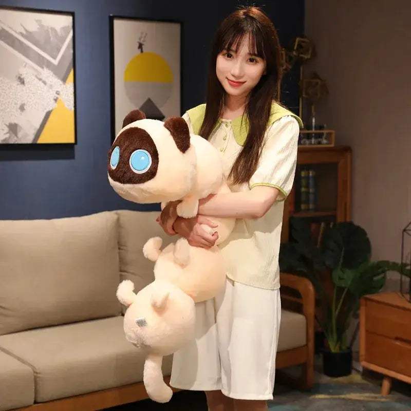 Ultra Soft Long Cat Caterpillar Plush Pillow For Kids - ToylandEU